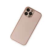İphone 13 Coco Deri Silikon Kapak - Pembe thumbnail 2