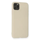 İphone 11 Nano İçi Kadife Silikon - Bej thumbnail 3