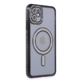 İphone 11 Joke Simli Magneticsafe - Siyah thumbnail 2