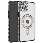 İphone 14 Joke Simli Magneticsafe - Siyah thumbnail 1