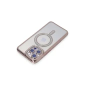 İphone 14 Joke Simli Magneticsafe - Pembe thumbnail 2