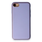 İphone 7 Coco Deri Silikon Kapak - Lila thumbnail 1