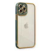 İphone 12 Liva Lens Silikon - Yeşil thumbnail 1