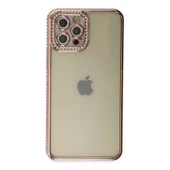 İphone 12 Joke Taşlı Silikon - Pembe thumbnail 2