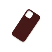İphone 12 Lansman Legant Silikon - Bordo thumbnail 2