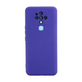 Camon 16 Nano İçi Kadife Silikon - Mor thumbnail 1