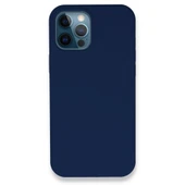 İphone 12 Lansman Legant Silikon - Lacivert thumbnail 1