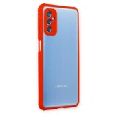 M52 5G Miami Şeffaf Silikon - Kırmızı thumbnail 3