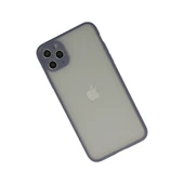 İphone 12 Montreal Silikon Kapak - Gri thumbnail 3