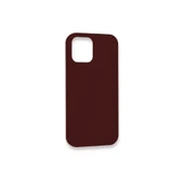 İphone 12 Lansman Legant Silikon - Bordo thumbnail 3