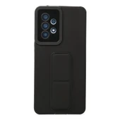 A53 5G Mega Standlı Silikon - Siyah thumbnail 1