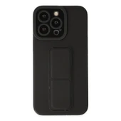 İphone 13 Mega Standlı Silikon - Siyah thumbnail 1