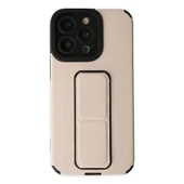 İphone 13 Mega Standlı Silikon - Gold thumbnail 1
