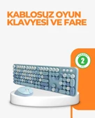 Klavye Mouse Seti – 104 Tuşlu Sevimli Tasarım thumbnail 1