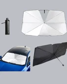 Katlanabilir Oto Güneşlik - 125X65 Cm thumbnail 3