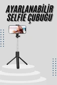 Tripod Selfie Çubuğu Kumandalı Led Işıklı thumbnail 2