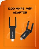 Tak-Çalıştır Özellikli Çift Bant Adaptör – 1200 Mbps thumbnail 2