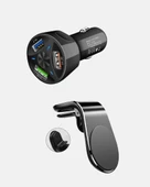 Araç Telefon Tutucu Hızlı Adaptörü 2’Li Set thumbnail 5