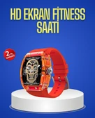 Şeffaf Tasarımlı Akıllı Saat Dokunmatik Ekranlı thumbnail 1