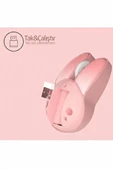 Tavşan Figürlü Mouse Pil Dahil Etiket Hediyeli Pembe thumbnail 4