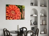 Turuncu Gerbera Cam Tablo thumbnail 5