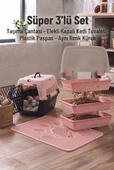 Elekli Kedi Tuvaleti Başlangıç Seti 3'lü Set thumbnail 1