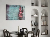 Pastel Çiçek Cam Tablo thumbnail 5