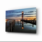 Deniz feneri Cam Tablo thumbnail 1