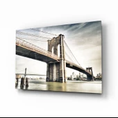 Brooklyn Köprüsü Cam Tablo thumbnail 1