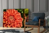 Turuncu Gerbera Cam Tablo thumbnail 6