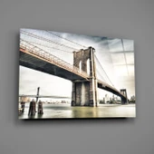 Brooklyn Köprüsü Cam Tablo thumbnail 2