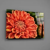 Turuncu Gerbera Cam Tablo thumbnail 2