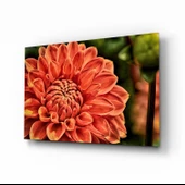 Turuncu Gerbera Cam Tablo thumbnail 1