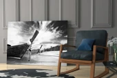 Sahildeki Tekneler Cam Tablo thumbnail 6