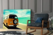 Nostaljik Böcek Cam Tablo thumbnail 6