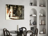 Yağmurlu Şehir Cam Tablo thumbnail 5