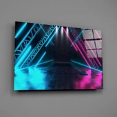 Neon Işıklar Cam Tablo thumbnail 2