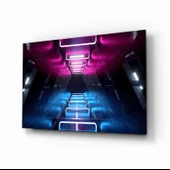 Neon Işıklar Cam Tablo thumbnail 1