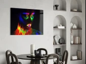 Kadın Portresi Cam Tablo thumbnail 5