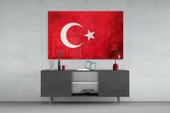 Türk Bayrağı Cam Tablo thumbnail 6