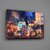 Şehir Gecesi Cam Tablo thumbnail 2