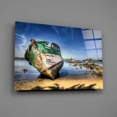 Gemi enkazı Cam Tablo thumbnail 2