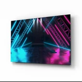 Neon Işıklar Cam Tablo thumbnail 1