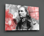 Baş Kumandan Atatürk Cam Tablo thumbnail 2