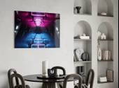 Neon Işıklar Cam Tablo thumbnail 5