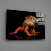 Komodo Ejderhası Cam Tablo thumbnail 2
