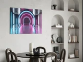 Neon Işıklar Cam Tablo thumbnail 5