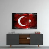 Türk Bayrağı Cam Tablo thumbnail 4
