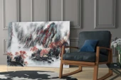 Japon Çizimi Cam Tablo thumbnail 6