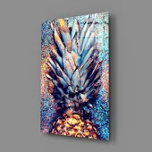 Renkli Ananas Cam Tablo thumbnail 2